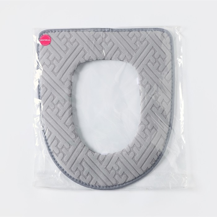 Чехол на сиденье для унитаза на липучках Доляна «Фили», цвет МИКС Чехол на сиденье для унитаза на липучках Доляна «Фили», цвет МИКС