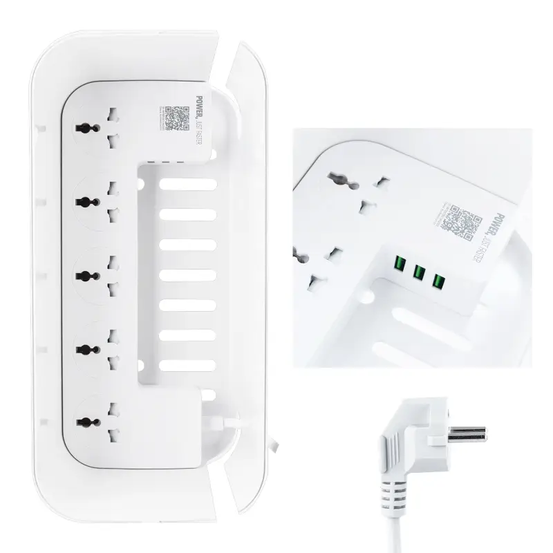 Сетевой фильтр на 5 розеток + 3 USB 2м 2500W SN5309 (SN5311) LDNIO Универсальная розетка (12шт/кор)