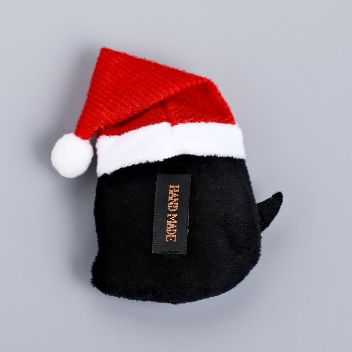 Новый год. Игрушка для кошек с кошачьей мятой  Новый год. Игрушка для кошек с кошачьей мятой "Пингвин", 8 см