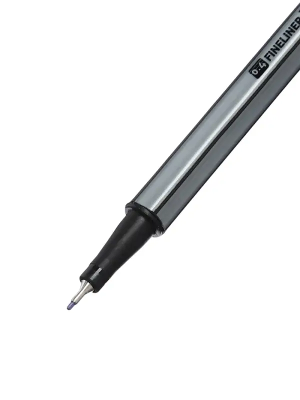 Ручка капиллярная BrunoVisconti. Basic FINELINER, синий стержень, узел 0.4 мм