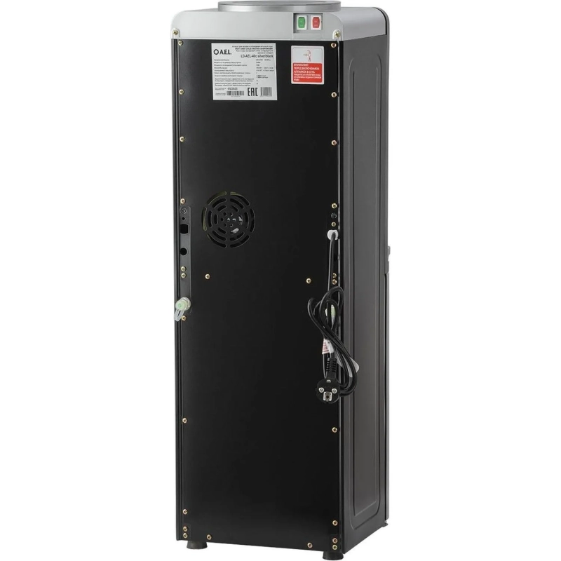 Кулер AEL LD-AEL-40c silver/black  для воды,шкафчик нагрев/электр охл