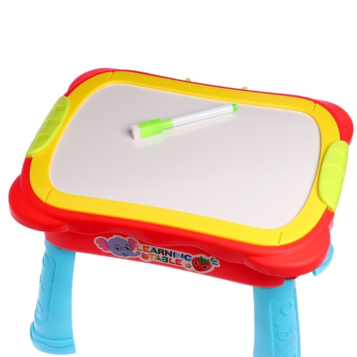 Развивающий столик «Играй и учись», цвет красный Развивающий столик «Играй и учись», цвет красный
