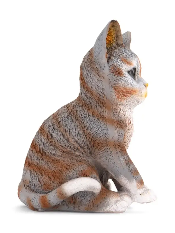 Садовая фигура из полистоуна &laquo;Полосатый Котёнок&raquo;, 20&times;14&times;12 см