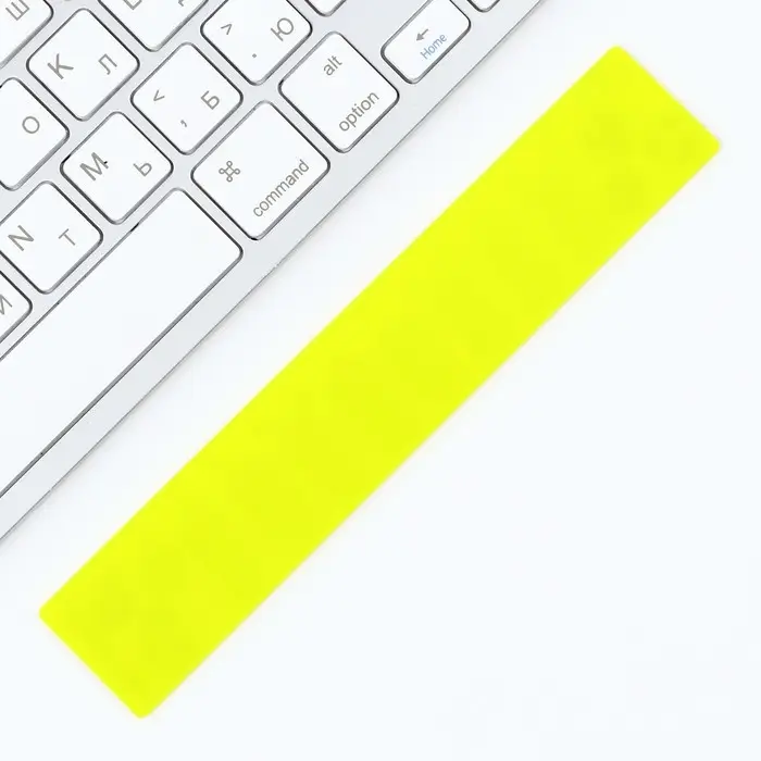 Линейка пластиковая 15 см «Я твой улыбака», неоновый корпус Линейка пластиковая 15 см «Я твой улыбака», неоновый корпус