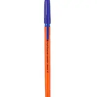 Ручка шариковая ErichKrause Slender Stick Orange, Super Glide, 0.7 мм, синяя