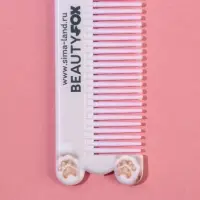 Расчёска-гребень фигурная «Милый котик», BEAUTY FOX