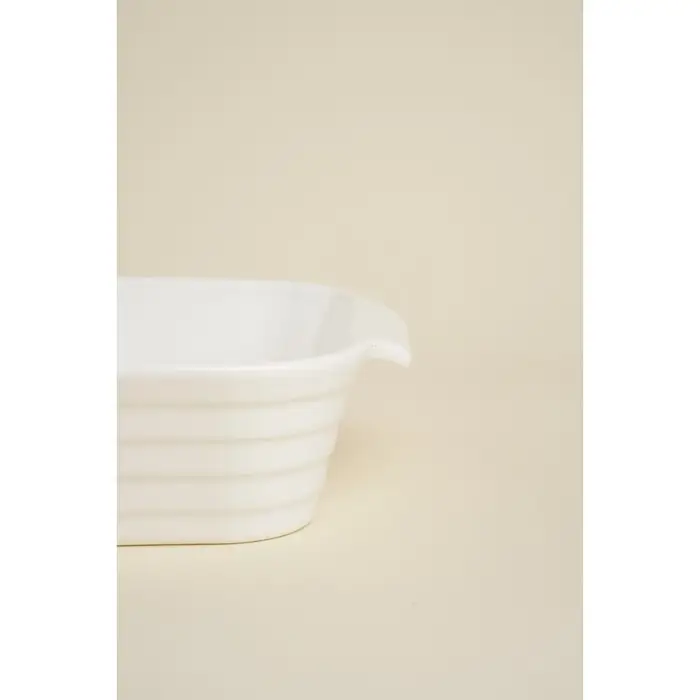 Форма для запекания SL Home &laquo;Санторини&raquo;, 2.5 л, 36&times;20.5&times;6.5 см, жаропрочная керамика, белая