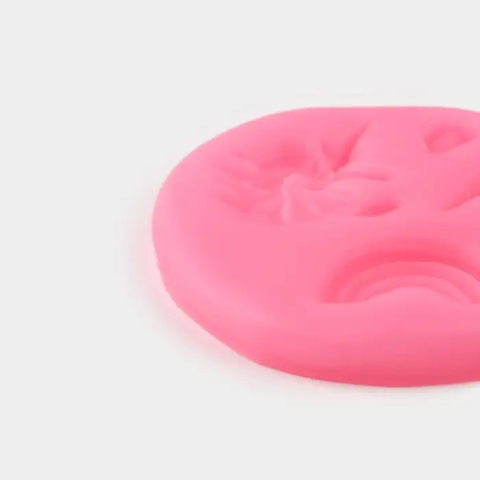 Молд «Радужный единорог», силикон, 6.3×0.5 см, МИКС