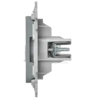 FLITE Розетка компьютерная RJ45 категория 5Е UTP РК5е-1-0-ФлС серый IEK