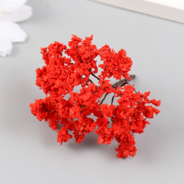 Искусственное растение для творчества пластик Искусственное растение для творчества пластик "Красный клён" 6х7,3 см