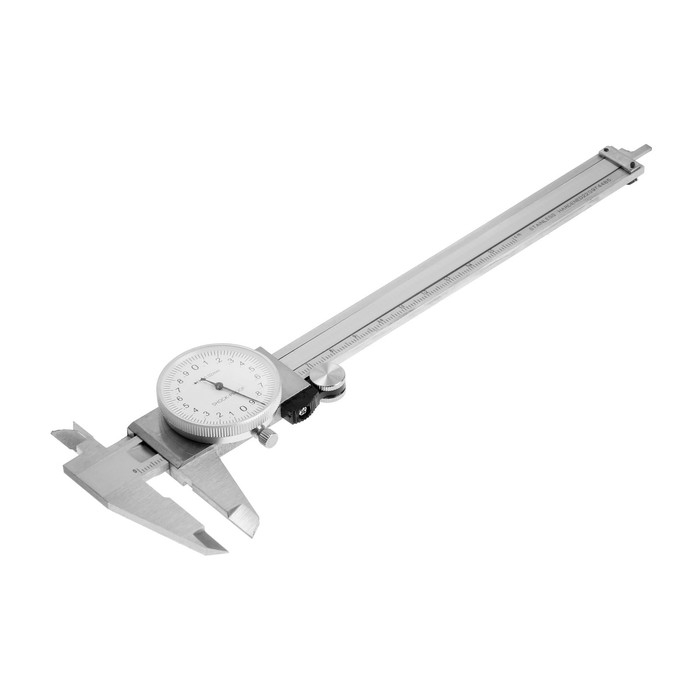 Штангенциркуль стрелочный ТУНДРА, металлический, с глубиномером, 150 мм Штангенциркуль стрелочный ТУНДРА, металлический, с глубиномером, 150 мм