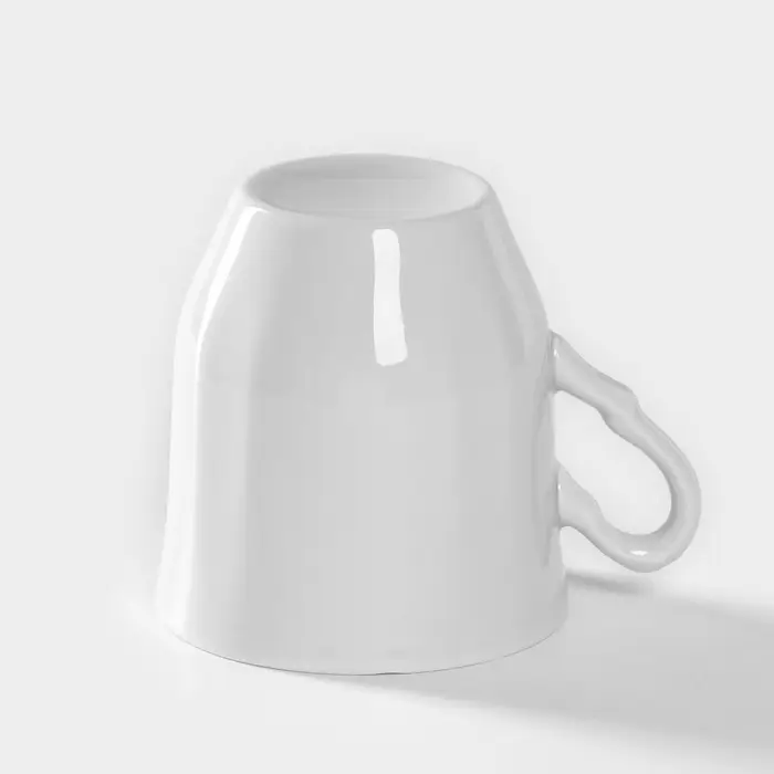 Кружка Добрушский завод &laquo;Школьная. Бельё&raquo;, 250 мл, фарфор, белая