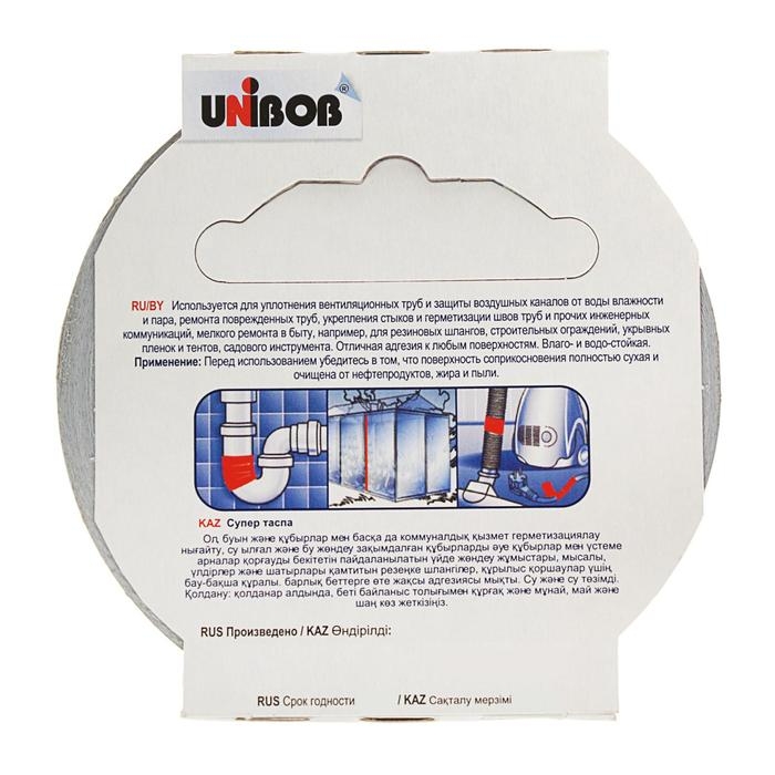 Клейкая лента Unibob Супер армированная 50 мм х 25 м Клейкая лента Unibob Супер армированная 50 мм х 25 м