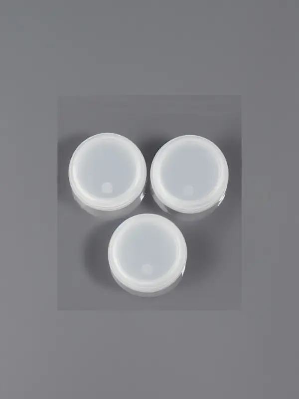 Баночка для хранения, 10 мл, фасовка - 3 шт., белая Баночка для хранения, 10 мл, фасовка - 3 шт., белая