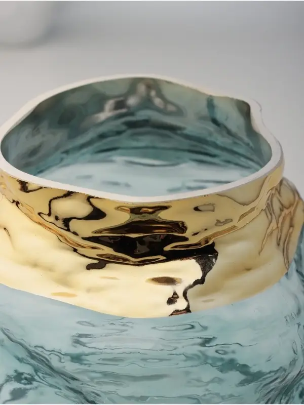 Ваза для цветов &laquo;Кэли стиль&raquo;, элит, d=11 см, 17&times;15 см, стекло, зелёная