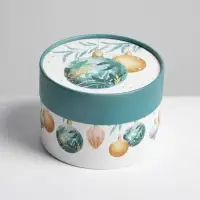 Коробка подарочная &laquo;Новогодние игрушки&raquo;, 12&times;8 см, Новый год
