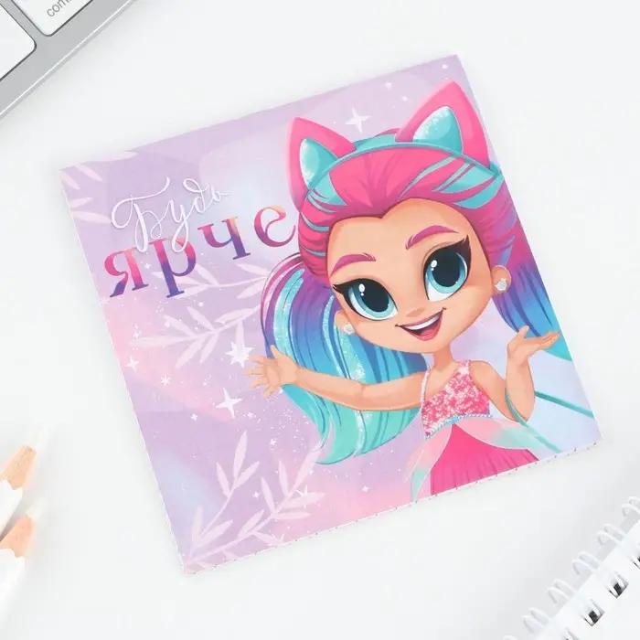 Блокнот 10х10, 16 листов МИКС &laquo;Девочки&raquo;