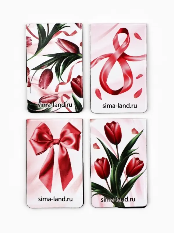 Магнитные закладки мини «8 марта», 4 шт. Магнитные закладки мини «8 марта», 4 шт.