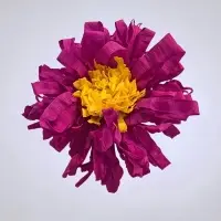 Бумага крепированная 50&times;200 см, в рулоне, 32 г/м&sup2;, жёлтая