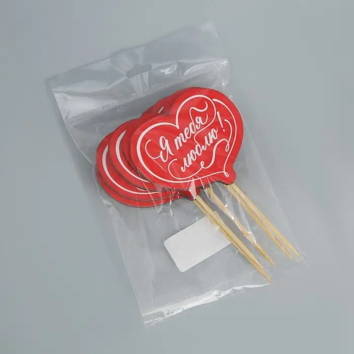 Украшение для букета «Я тебя люблю», 8 х 7,1 см Украшение для букета «Я тебя люблю», 8 х 7,1 см