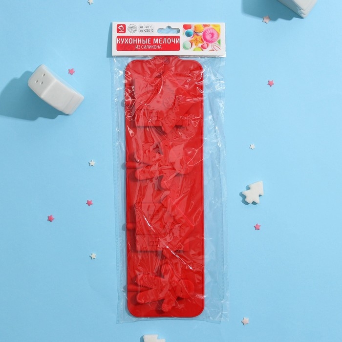 Форма для леденцов новогодняя Доляна «Дом для имбирного пряника», силикон, 31×9 см, 4 ячейки, с палочками, цвет МИКС Форма для леденцов новогодняя Доляна «Дом для имбирного пряника», силикон, 31×9 см, 4 ячейки, с палочками, цвет МИКС