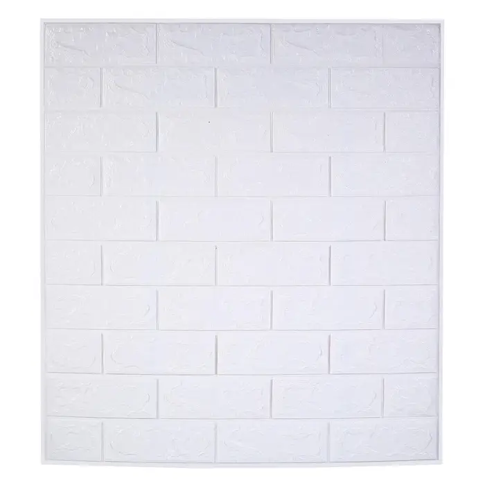 Панель ПВХ самоклеящаяся TAKE IT EASY &laquo;Кирпич&raquo;, 770&times;700&times;2 мм, цвет белый