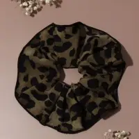 Резинка для волос QF &laquo;Орбита гранд&raquo;, лео принт, 16 см