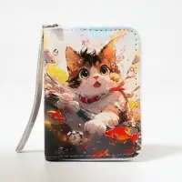 Кошелёк детский Выбражулька &laquo;Котик&raquo;, на молнии, разноцветный