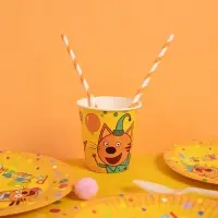 Стаканы  "Три Кота. Веселый День Рождения" 6 шт.