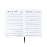 Ежедневник недатир А5 160л Небраска черный