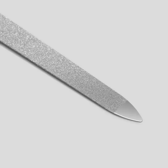 Пилка металлическая для ногтей, 15 см, цвет золотистый