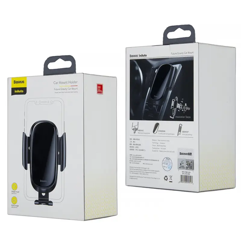 * Автодержатель SUYL-WL01 в решетку Baseus черный * Автодержатель SUYL-WL01 в решетку Baseus черный