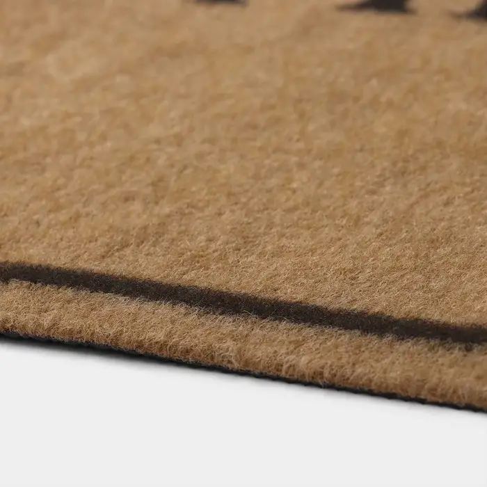 Коврик придверный Доляна Welcome, без окантовки, 40&times;60 см, бежевый