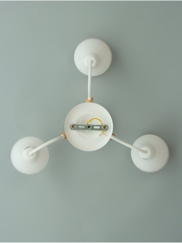 Люстра Люстра "Нельсен" 3хЕ27 40Вт белый 57х57х25 см