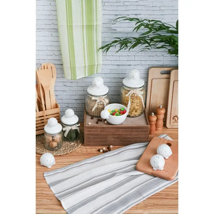 Салатник Доляна &laquo;Ёжик в золотом&raquo;, 300 мл, 12.5&times;10.2&times;8.7 см, белый