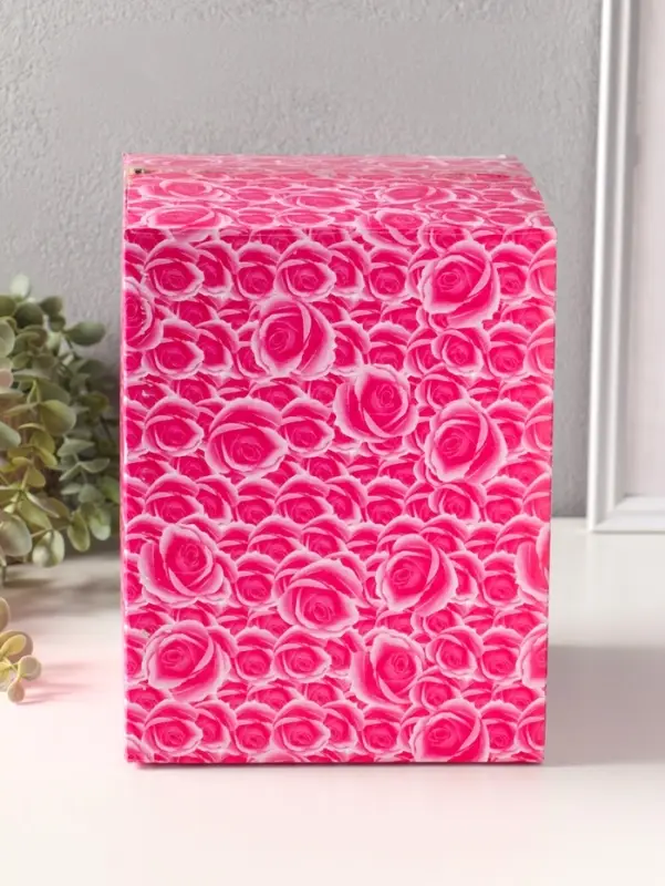 Фонтан настольный от сети, подсветка "Будда с лотосами - благополучие" 16х16х22 см