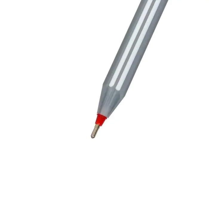 Ручка шариковая Pensan Triball, узел-игла 1.0 мм, чернила красные