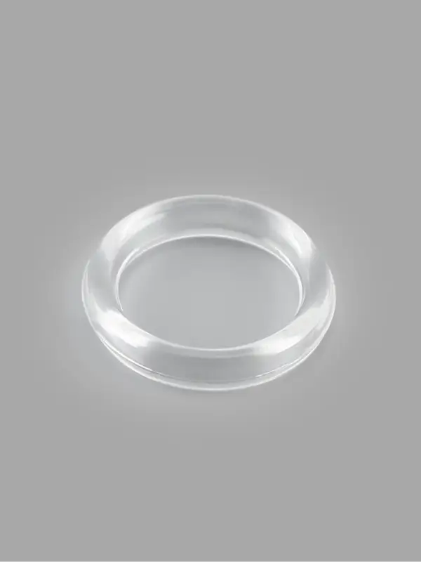 Кольцо для бретелей, пластиковое, 10 мм, 100 шт., прозрачное