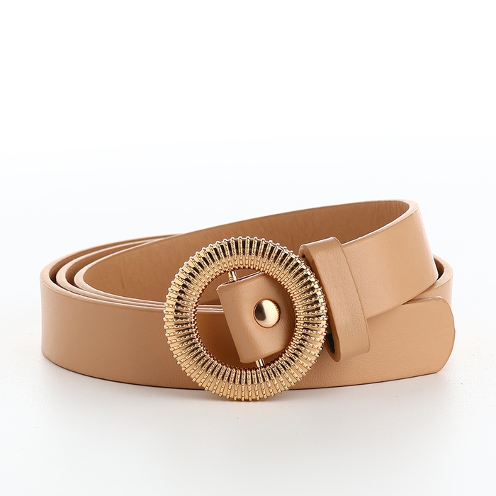 Ремень женский, ширина 1,9 см, пряжка металл, цвет бежевый Ремень женский, ширина 1,9 см, пряжка металл, цвет бежевый