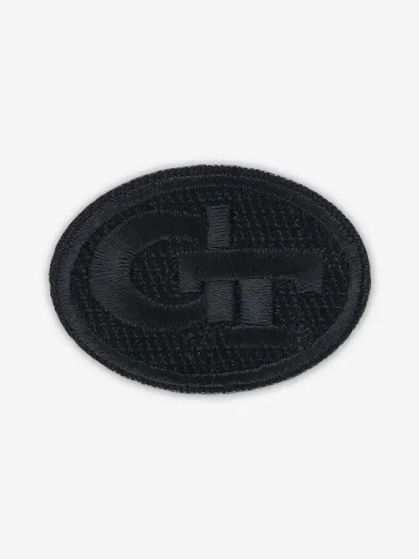 Термоаппликация CLT, 4.6&times;3.3 см, 10 шт., чёрная