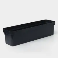 Ящик балконный для цветов &laquo;Эко&raquo;, 12 л, 60&times;17&times;15.5 см, пластиковый, МИКС