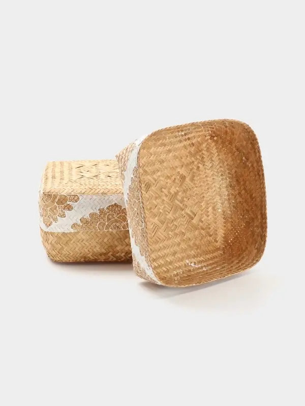 Корзинка плетёная &laquo;Манадо&raquo;, 30&times;30&times;19 см, бамбук, светлая