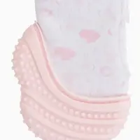 Прорезыватель на ручку для зубов &laquo;Фламинго&raquo;, светло-розовый