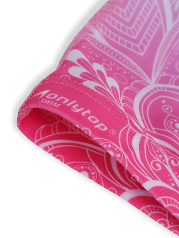 Шапочка для плавания взрослая ONLYTOP Swim, тканевая, обхват 54-60 см