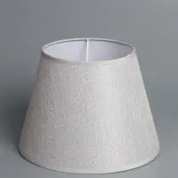 Абажур BayerLux &laquo;Кантри. Рогожка&raquo;, E27/E14, светло-бежевый, 25&times;25&times;18 см