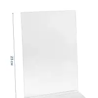 Тейбл тент А5, оргстекло 2 мм, 15&times;6.2&times;23 см