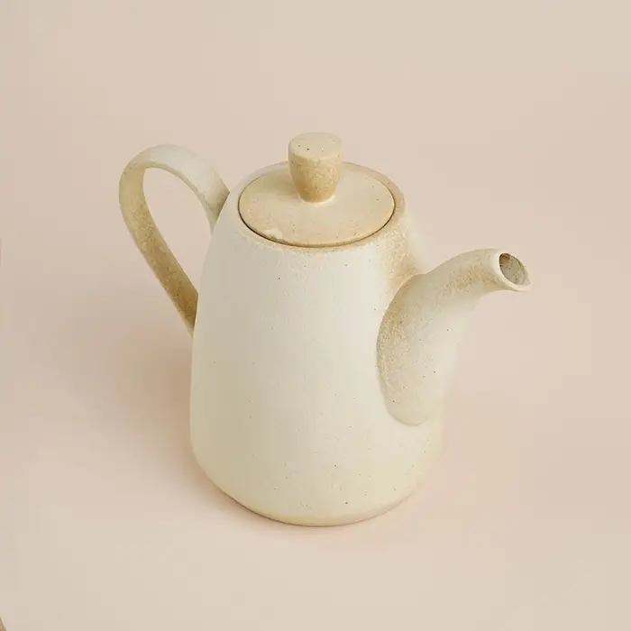 Заварочный чайник SL Home &laquo;Волны Сардинии&raquo;, 1.3 л, 22.5&times;11&times;19 см, фарфор, бежевый