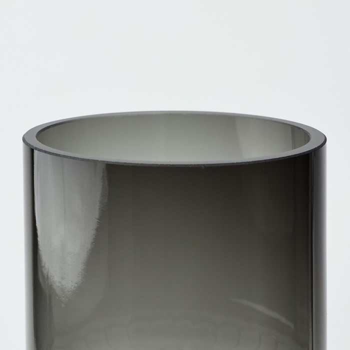 Ваза для цветов «Тренди» из черного стекла 20×9×9 см Ваза для цветов «Тренди» из черного стекла 20×9×9 см