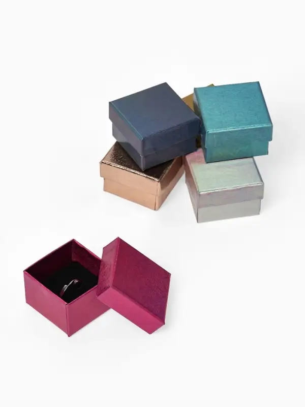 Набор коробочек подарочных 6 шт. под серьги/кольцо &laquo;Голография&raquo;, 5&times;5, цвет МИКС (7077020)