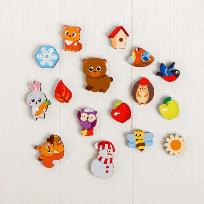 Головоломка Лесная мастерская &laquo;Липучки. Времена года&raquo;